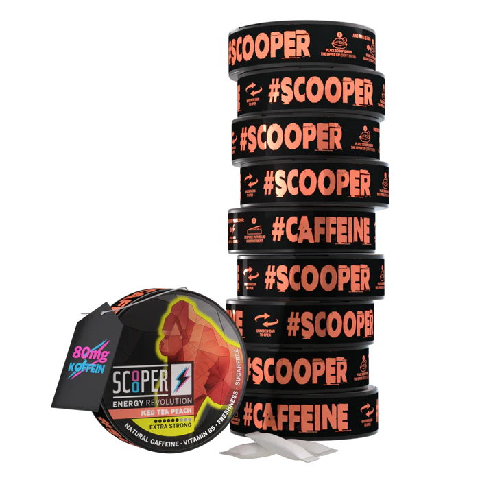 Scooper Energy Iced Tea Peach
