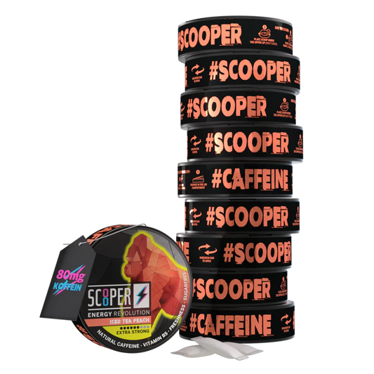 Scooper Energy Iced Tea Peach